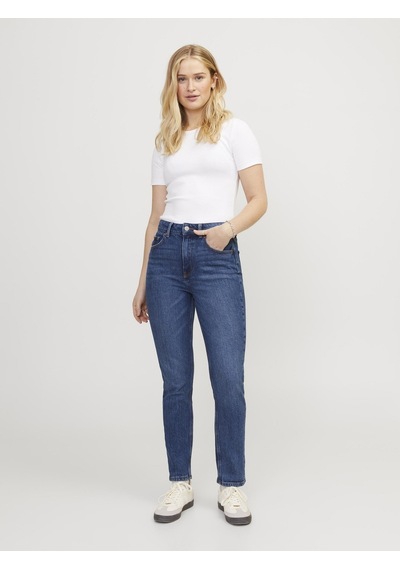 Jjxx Yüksek Bel Mom Fit Kadın Kot Pantolon 12203837 Mavi