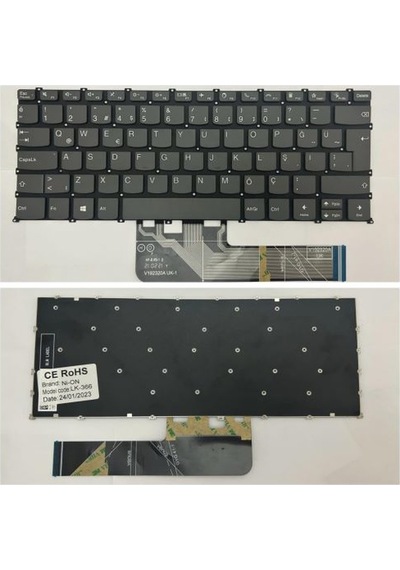 Nion Lenovo Flex 5-14ıtl05 Uyumlu Notebook Klavye Siyah Işıksız Tr