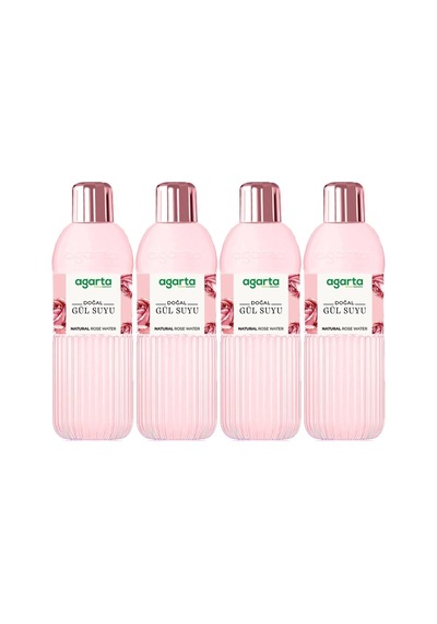 Doğal Gül Suyu, 400 Ml, 4'lü Set, Tonik