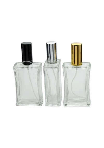 Parfüm Şişesi 100 Ml 5 Adet Içbükey Tekrar Doldurulabilir Metal Valf Ve Kapak Boş Şişe