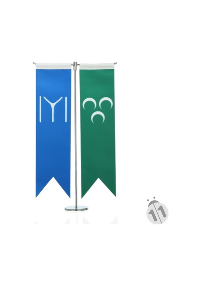 Kayı Boyu ve Osmanlı Üç Hilal Masa Bayrak Takımı