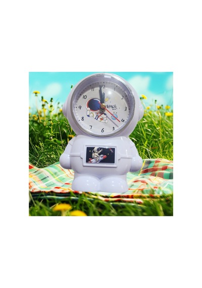 Astronot Model Çalar Saat Beyaz - 642095190 Beyaz