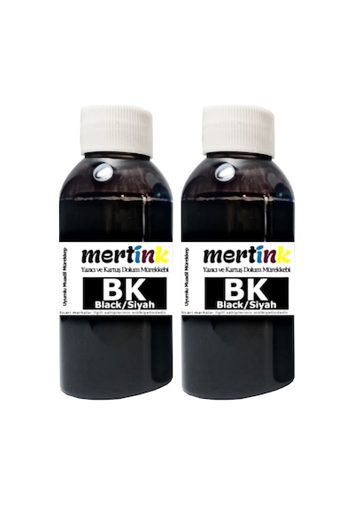Mertınk Canon Tr4755i Pg575 Cl576 Kartuş Dolum Seti 2x100ml Siyah Mürekkep