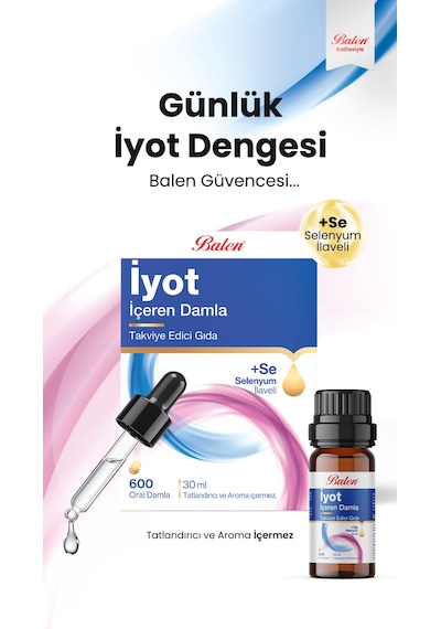 Balen İyot Damlası 30 Ml