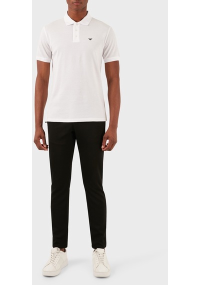 Emporio Armani Erkek Polo Yaka T Shirt 8n1fq2 1jtkz 0100 Beyaz
