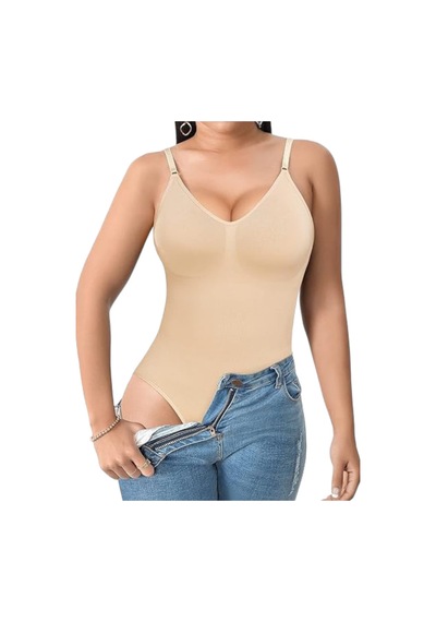 Mood Agenda Kadın İnce Askılı Çıtçıtlı Slip Body Korse Ten 3'lü Ten Rengi