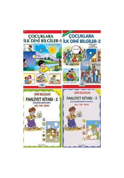 Çocuklar İçin Faaliyetli Ve Etkinlikli Temel Dini Bilgiler Set...