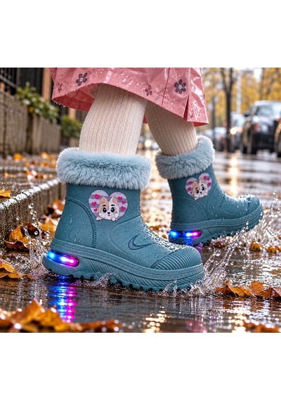 Look Life Su Geçirmez Çocuk Yağmur Botu 525 Yeşil