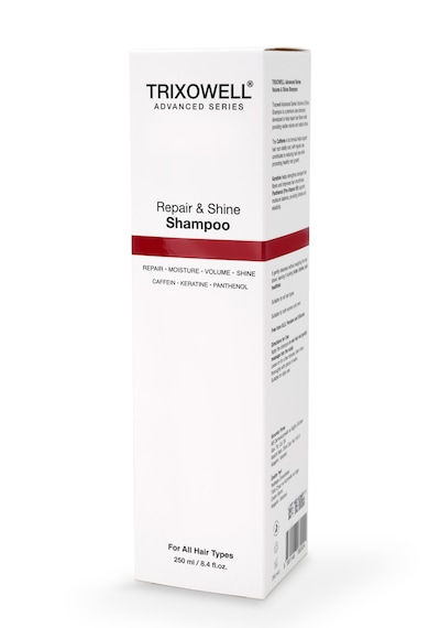 Trixowell Advanced Series Repair & Shine Shampoo Kafein, Keratin Ve Panthenol İçeren Onarıcı, Nemlendirici Ve Hacim Veren Şampuan 250 Ml