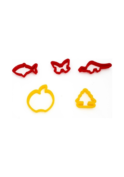 17 Parça Plastik Oyun Hamuru Kalıbı