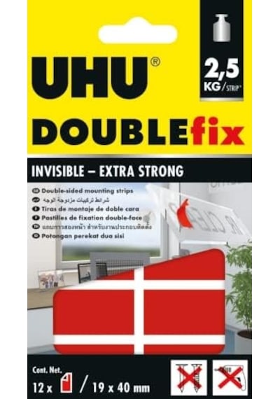 Doublefix Şeffaf Güçlü Montaj Şeridi
