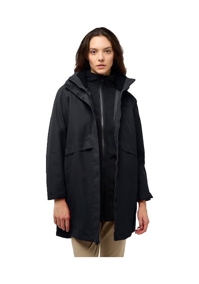 Jack Wolfskin Baylight 3in1 Coat W Kadın Outdoor Mont A60014 A.gri Açık Gri