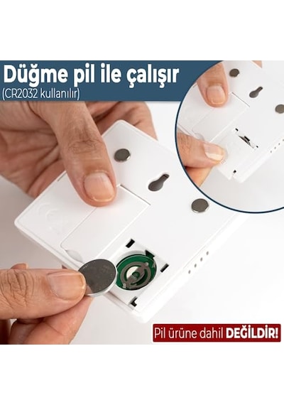 Bluefox Dijital Oda Termometresi Ve Nem Ölçer Lcd Ekranlı, Kompakt Higrometre, İç Mekan Sıcaklık Ve Nem Takibi, Mıknatıslı & Ayaklı & Duvar Tipi Kullanım Mutfak, Bebek Odası, Ofis, Sera İçin Uygun