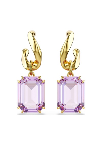 5694784 Swarovski Küpe Mıllenıa:pe Stud Vıol/gos Metalik