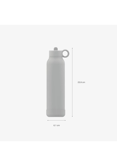 Citron 3 Katmanlı Paslanmaz Çelik Termos Seti 500 Ml - Cherry Beyaz