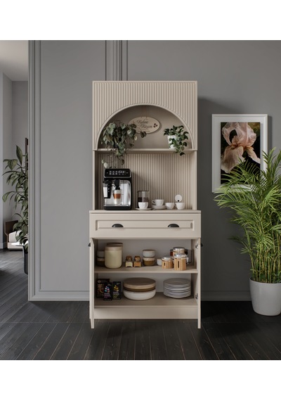 Siena Kum Beji Mini 90 Cm Komple Mdf Led Aydınlatmalı Kahve Köşesi