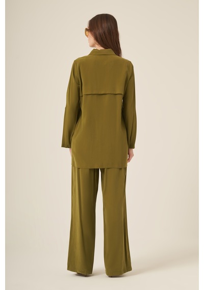Ftz Women Kadın Benetti Taşli Takım Olive 31287 Olive Ftz Women Kadın Benetti Taşli Takım Olive 31287 Olive