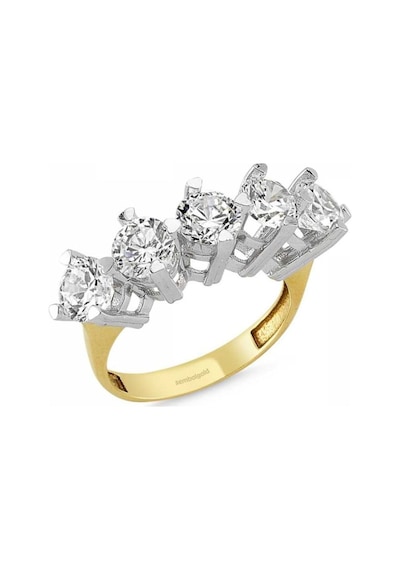Altın 5 Taş Yüzük Swarovski Taşlı 285794304