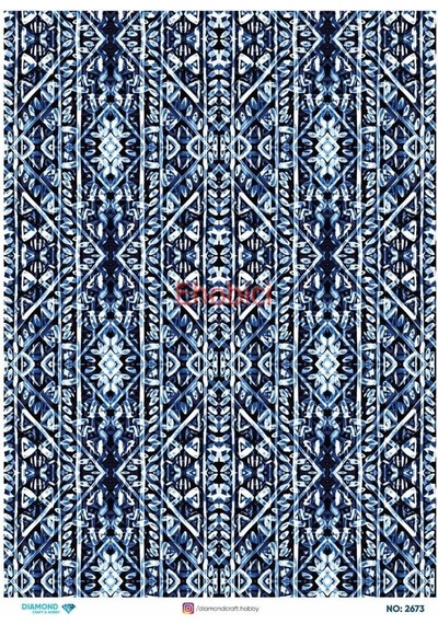 Diamond Pirinç Dekopaj Kağıdı - 2673