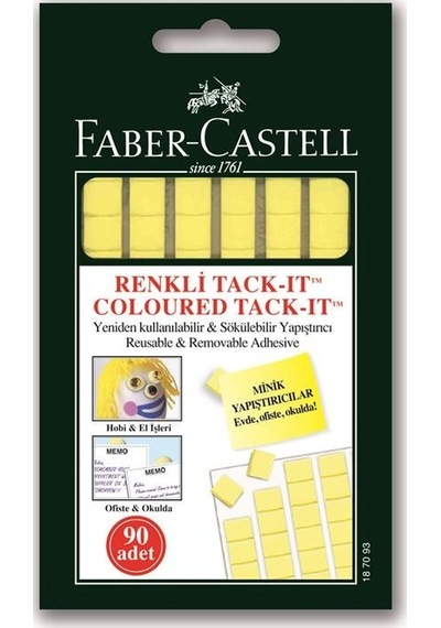 Faber Castell Tack-it Karışık Renk 50 Gr 187093