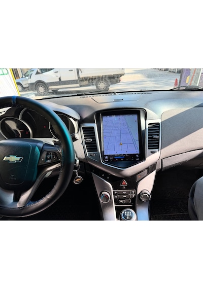Chevrolet Cruze 2009 2012 Tesla Navigasyon Multimedya Carplay Double 9.7''