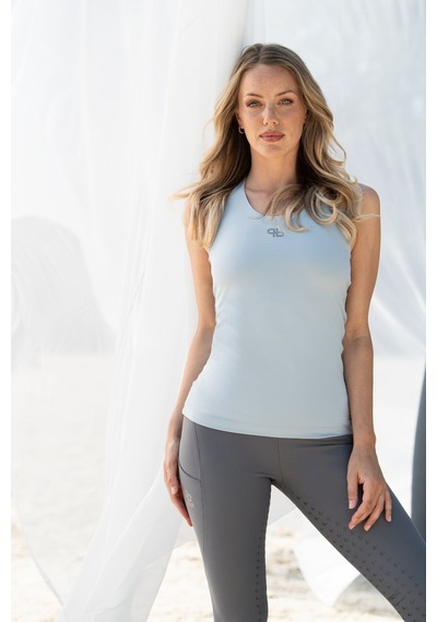 Pikeur Selection Lüks Şık Ve Nefes Alabilir Kadın Spor T - Shirt Açık Mavi