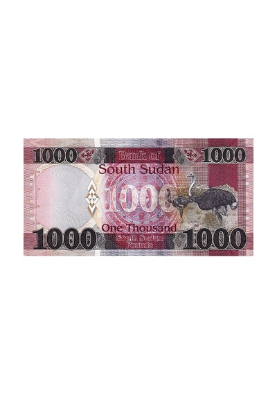 Güney Sudan 2024 Yılı 1000 Pound Kağıt Para Çil Unc Koleksiyon Para