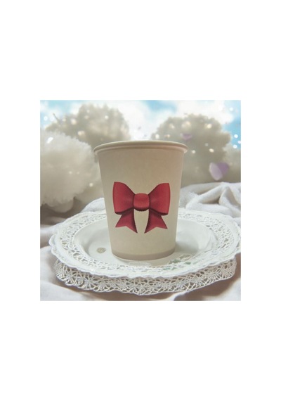 Pembe Kurdela-doğumgünü -desenli Tek Kullanımlık 7 Oz 100 Adet Karton Bardak 1