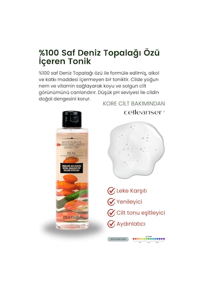 Celleanser Deniz Topalağı İçeren Leke Karşıtı Tonik 200 ML