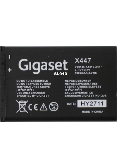 Gigaset Sl910 Batarya V30145-K1310-X447