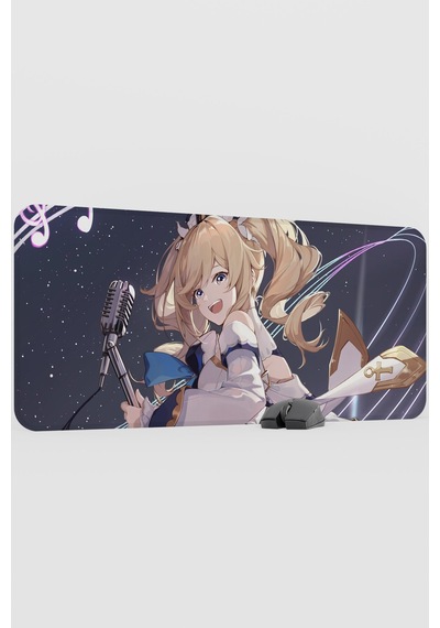Barbara Genshin Impact Anime Gacha V3 - 90x40 Xxl Gaming Mouse Pad Fare Altlığı