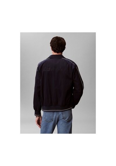 Calvin Klein Ls Nylon Snap Bomber-16289 Cef Dark Sapphire