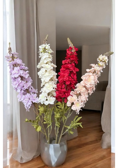 Yapay Çiçekçiniz Çok Renkli Yapay Delphinium Düğün Dekorasyon Çiçeği