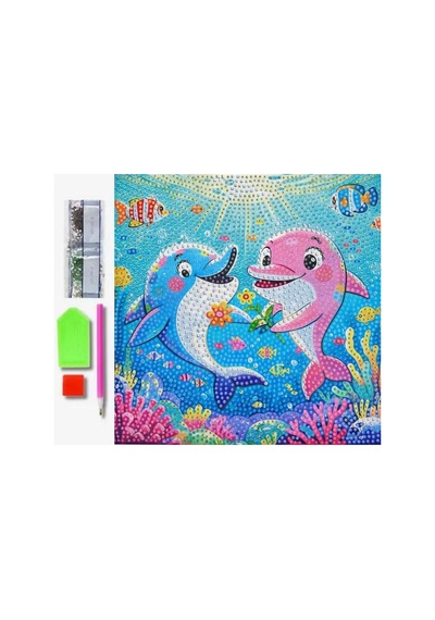 5d Elmas Taş İşleme Kiti Tablo 25x25 Cm - Diamond Painting Set - Dıy Kiti Mtx17353
