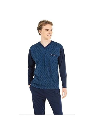 Pierre Cardin 6023 Erkek Jakarlı Pijama Takımı 001