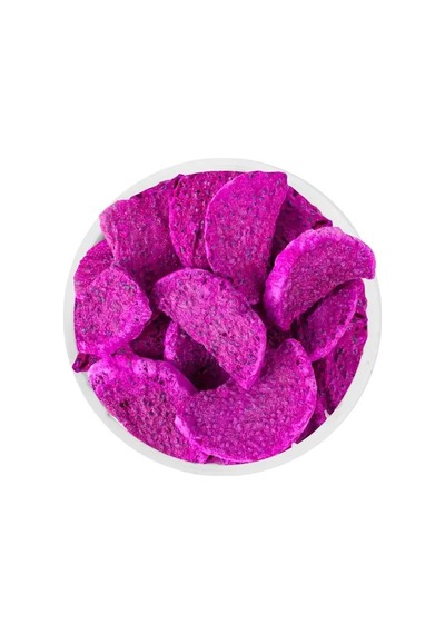 Dokuru Original Mor Ejder Meyvesi Atıştırmalık Meyve Cipsi 30 Gr 10 G