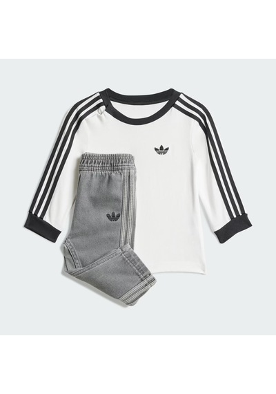 Adidas Denim Long Çocuk Eşofman Takımı C-adıjw5312c10a00 Beyaz