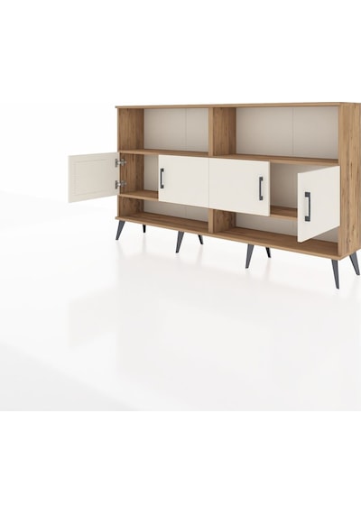 Arges Konsol 4 Raflı 4 Kapaklı 176x30x99 Çam-aytaşı/antrasit Çam-aytaşı/antrasit Arges Konsol 4 Raflı 4 Kapaklı 176x30x99 Çam-aytaşı/antrasit Çam-aytaşı/antrasit