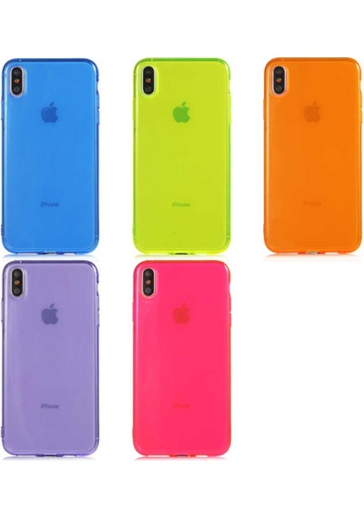 Apple Uyumlu iPhone XS Max 6.5 Kılıf Zore Mun Silikon-Mor