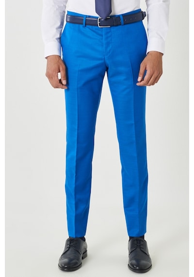 AC&Co / Altınyıldız Classics Ekstra Slim Fit Mono Yaka Pick Desenli Yelekli Takım Elbise 4A3122200009SKS Saks