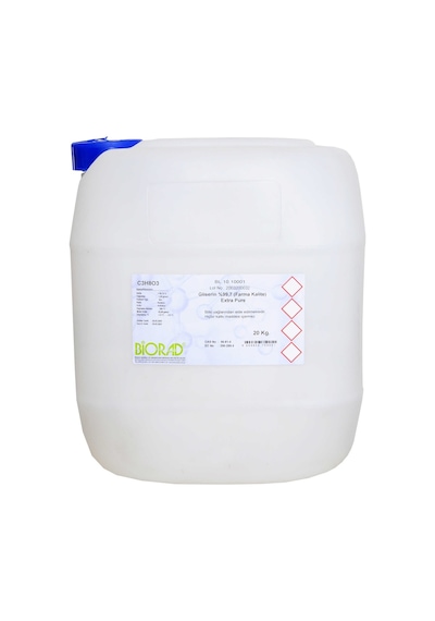 Biorad Bitkisel Gliserin (Gliserol) %99.7 20 Kg.