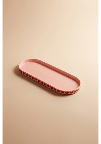 Karaca Sweetheart Kayık Tabak 12 Cm Pembe