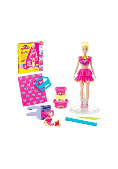 Play Doh Barbie Fırfırlar Ve Fiyonklar Seti G31566 Sarı