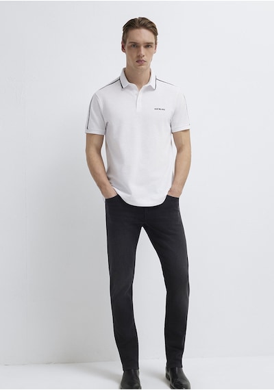 Mavi - Mavi Black Beyaz Polo Tişört 0611838-620