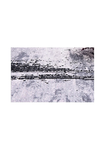 Gri Modern Kilim Beton Efektli Minimalist Desen, Kaymaz Taban, Yıkanabilir Halı Gri Gri