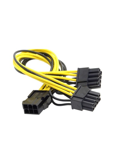Pci e 8 Pin (6+2) 2X Pci-e Ekran Kartı Power Çoklayıcı Kablosu