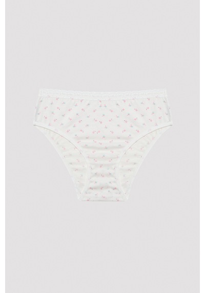 Penti Kız Çocuk Çiçekli 3lü Slip Külot Çok Renkli