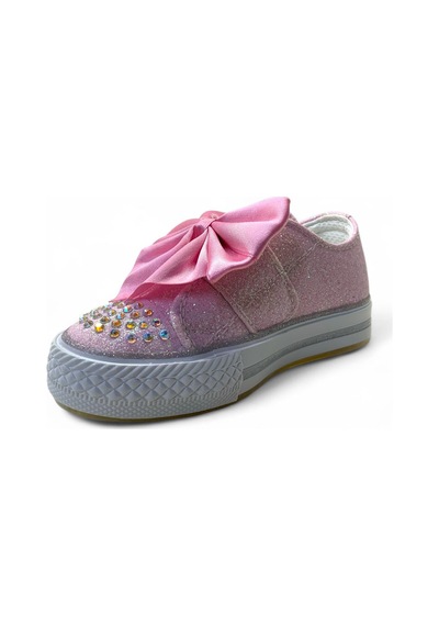 Tuğba Ortopedi 1210 Kız Çocuk Okul Öncesi Kurdele Işıklı Sneaker Pembe