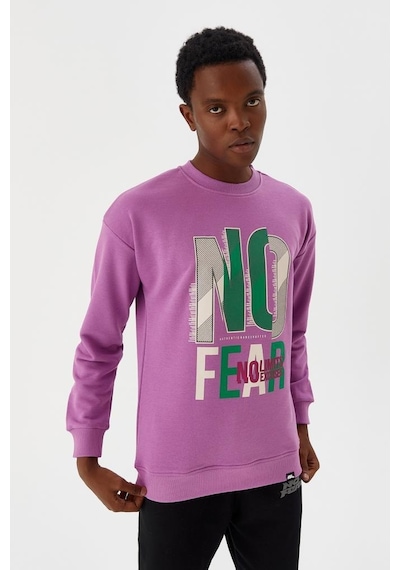 No Fear Erkek Sweatshirt Mor M500238 001