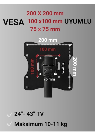 Marvel Stand Mi Taşınabilir ve Açısı Ayarlanabilir TV Monitör Standı